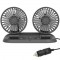 Powermaster Fan10 12 Volt Dc Çakmaklıklı Mini 2Li Plastik Araç Fanı