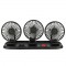 Powermaster Fan40 12 Volt Dc Çakmaklıklı Mini 3Lü Plastik Araç Fanı