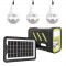 Powermaster GD-12 Solar Panelli 3 Ampullü Solar Işıldak Fener