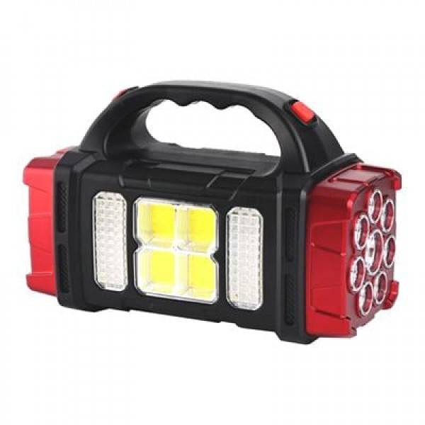 Powermaster HB-1678 Solarlı USB Çıkışlı Şarjlı 38 Watt Kamp Feneri