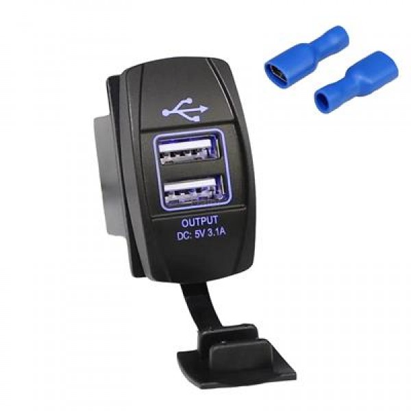 PowerMaster IC-266-C-3 Marin Tip 2'li Gömme USB 5V 3.1A 12-24Volt