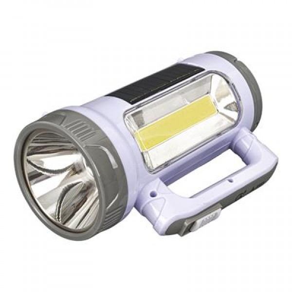 Powermaster JA-1953 5W Solar + Şarjlı Işıldak El Feneri Powermaster JA-1953 5W Solar + Şarjlı Işıldak El Feneri