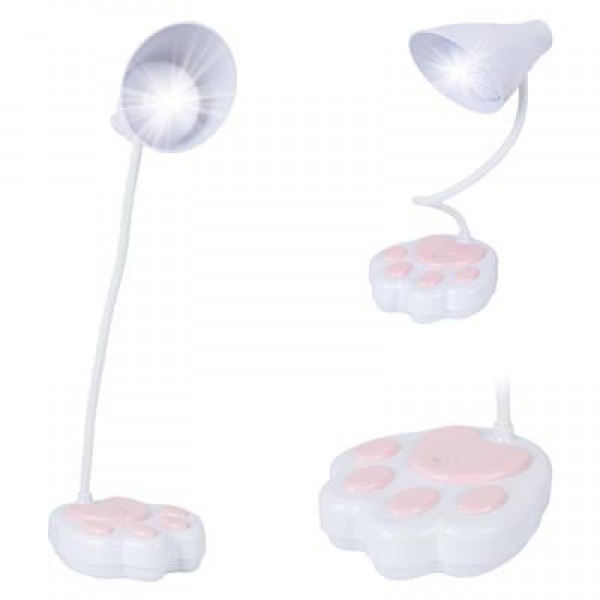 PowerMaster JF-1623 20 LED'li 2.5 Watt Şarjlı Esnek Masa Lambası (OM-114) - Dokunmatik ve USB Şarjlı