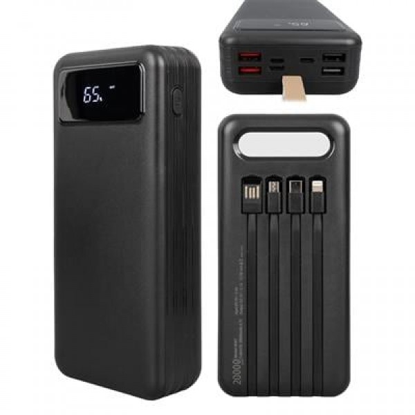 Powermaster K047-20 20000 Mah Dijital Göstergeli Powerbank Powermaster K047-20 20000 Mah Dijital Göstergeli Powerbank