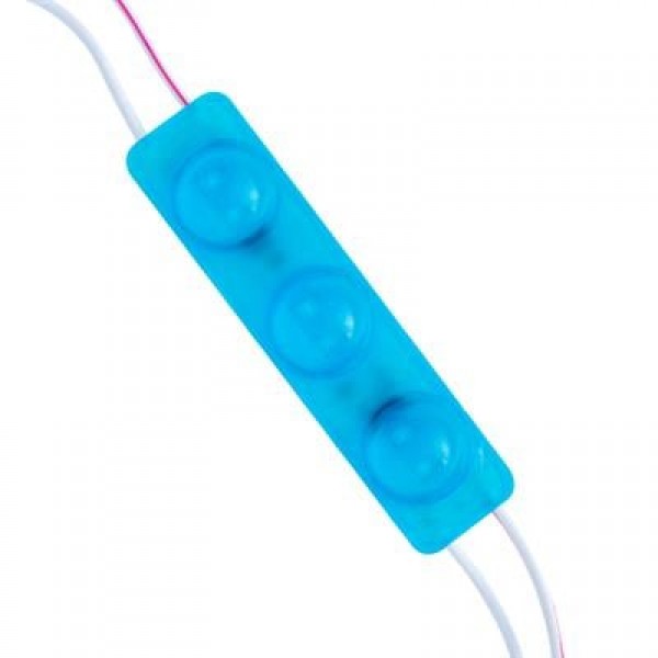 Powermaster 12 Volt 1.5 Watt Mavi Yanıp Sönen Parlak Tek Renk 2835 69 X 16 Mm IP65 160 – 180 Lümen 160 Derece Modül Led Powermaster 12 Volt 1.5 Watt Mavi Yanıp Sönen Parlak Tek Renk 2835 69 X 16 Mm IP65 160 – 180 Lümen 160 Derece Modül Led