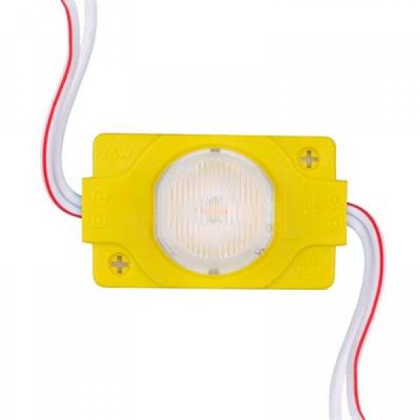 12 Volt 1.5 Watt LED Modül - Sarı Renk - 3030 Çip - 40x30 mm 12 Volt 1.5 Watt LED Modül - Sarı Renk - 3030 Çip - 40x30 mm