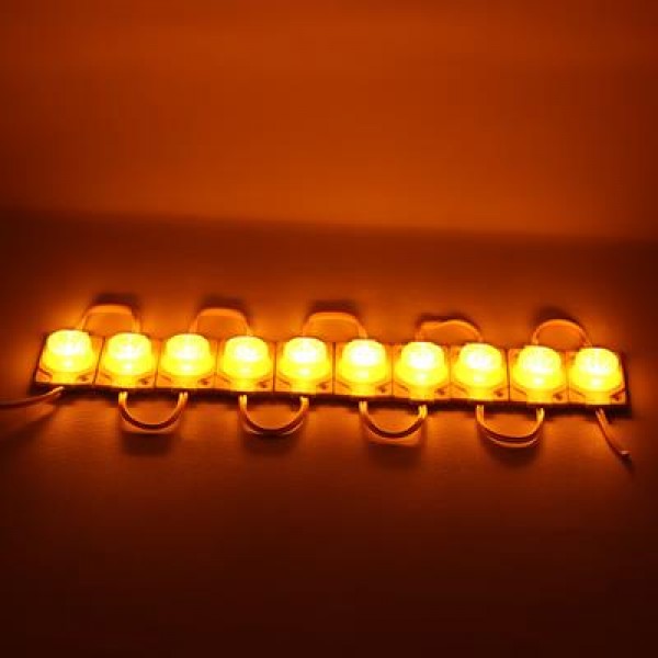 12 Volt 1.5 Watt LED Modül - Sarı Renk - 3030 Çip - 40x30 mm