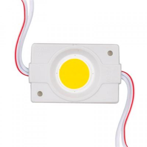 12 Volt 2.4 Watt Beyaz COB LED Modül - 40x22 mm 12 Volt 2.4 Watt Beyaz COB LED Modül - 40x22 mm