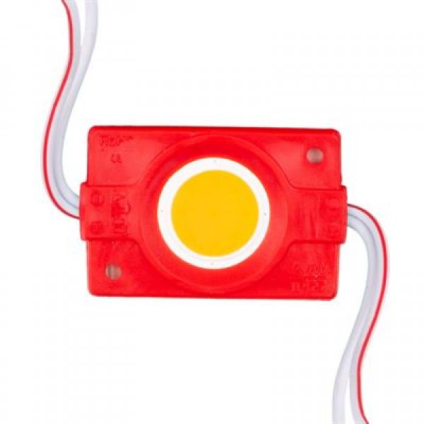 12 Volt 2.4 Watt Kırmızı COB LED Modül - 40x22 mm 12 Volt 2.4 Watt Kırmızı COB LED Modül - 40x22 mm