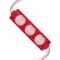 12 Volt 3 Watt Kırmızı LED Modül - 74x20 mm - 3030 Çip