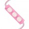 12 Volt 3 Watt Pembe LED Modül - 74x20 mm - 3030 Çip