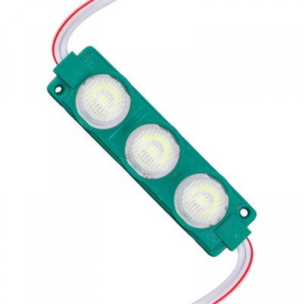 12 Volt 3 Watt Yeşil LED Modül - 74x20 mm - 3030 Çip 12 Volt 3 Watt Yeşil LED Modül - 74x20 mm - 3030 Çip