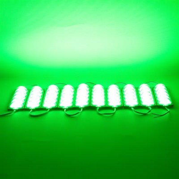 Powermaster 12 Volt 4 Watt Yeşil 3030 10 X 53.8 Mm IP65 260 – 280 Lümen 180 Derece Modül Led