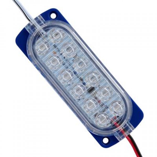 Powermaster Parlak Yanıp Sönen Mavi 24 Volt 1.2 Watt  2835 Modül Led