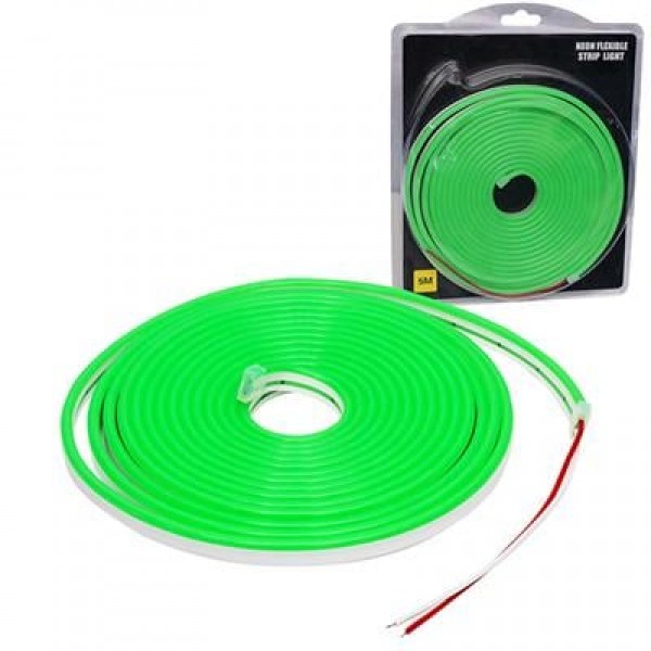 Powermaster 12 Volt 5 Metre Silikonlu Yeşil Neon Led Şerit Powermaster 12 Volt 5 Metre Silikonlu Yeşil Neon Led Şerit