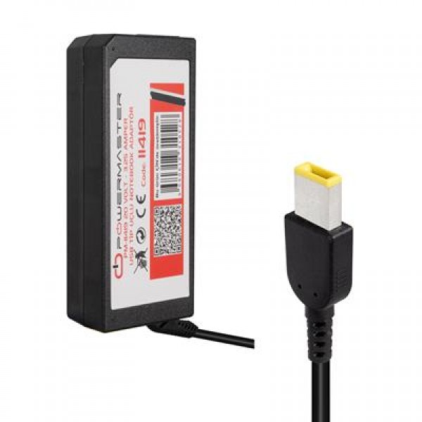 Powermaster PM-11419 20 Volt - 3.25 Amper Usb Tip Uçlu Adaptör (Lenovo Ibm Notebook)