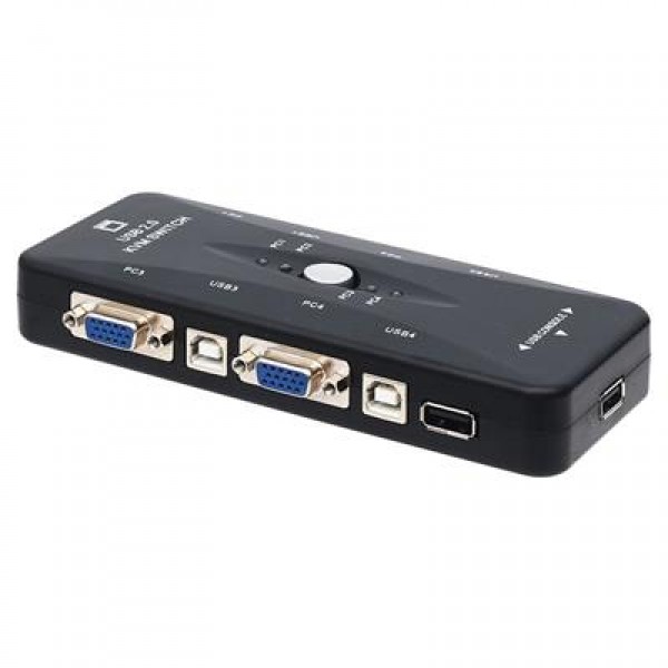 PowerMaster PM-15166 4 Kanal VGA KVM Switch (4 Bilgisayarı Tek Elden Yönetin) PowerMaster PM-15166 4 Kanal VGA KVM Switch (4 Bilgisayarı Tek Elden Yönetin)