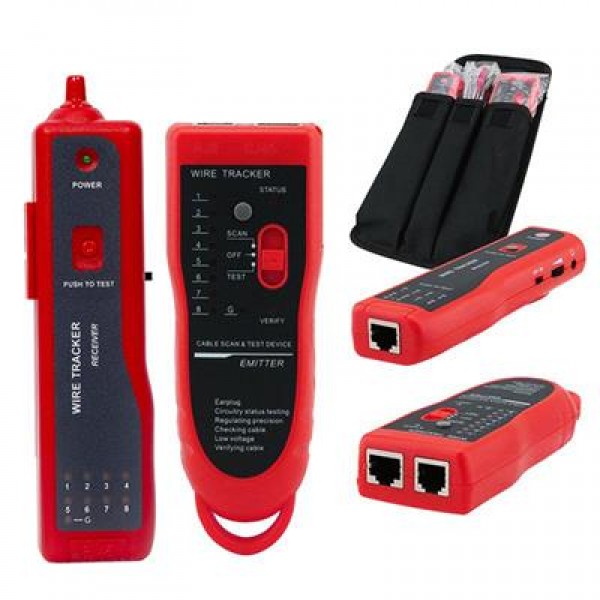 Powermaster Lüks Çantalı Kablo Bulucu ve Test Cihazı PM-16250