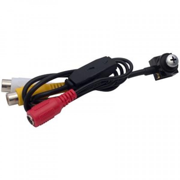 Powermaster PM-19312 3.6Mm 800 Tvl 1/4 Sensör Mikrofonlu Vida Tip Mini Kamera