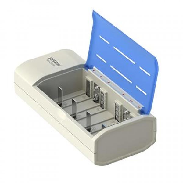 Beston BST-C821BW (AA-AAA-C-D-9V-SC) Universal Pil Şarj Cihazı Tüm Boylar İçin Kullanılabilir Beston BST-C821BW (AA-AAA-C-D-9V-SC) Universal Pil Şarj Cihazı Tüm Boylar İçin Kullanılabilir