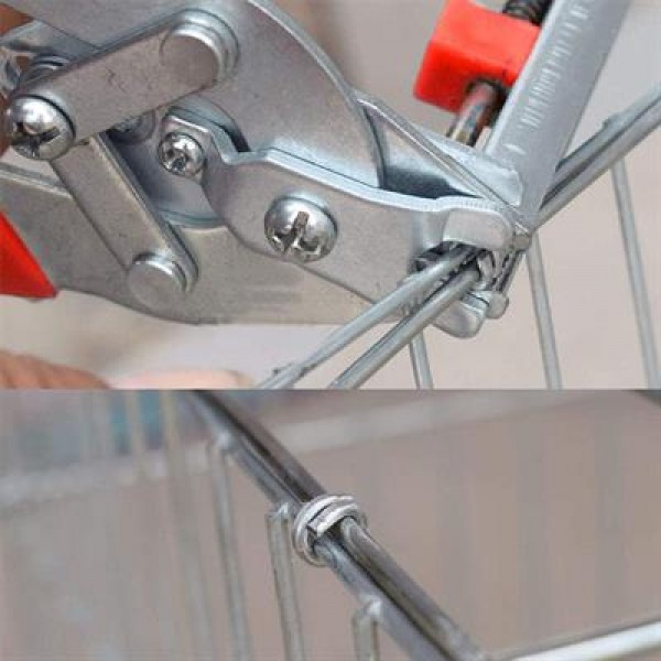 PowerMaster PM-20535 Bükümlü Halka Pense Klipler Tel Çit Sıkma Aleti