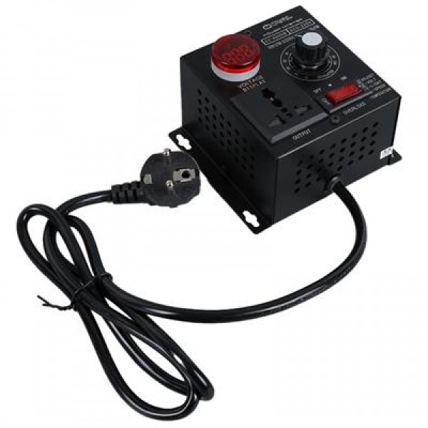 PowerMaster PM-21013 10-100V AC 4000 Watt 15A Hız Işık Kontrolü Motor Sürücü Voltaj Regülatör