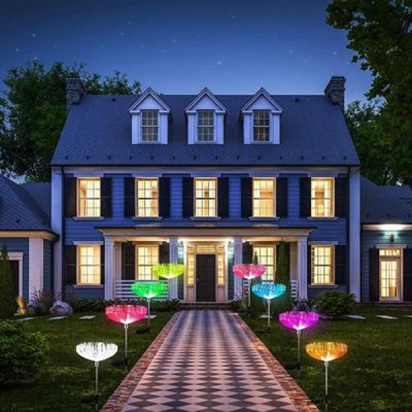 PowerMaster PM-21643 Solar Ledli 7 Renk Değıştiren Bahçe Dekorasyon Aydınlatma 2'li Paket