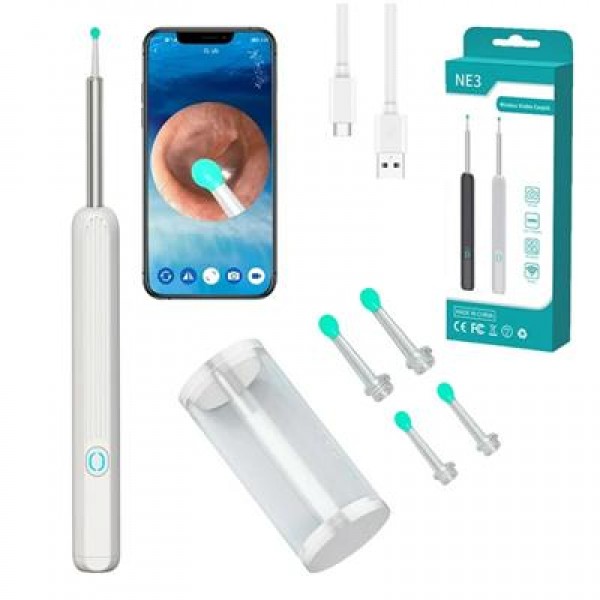 Powermaster PM-24064 Endoskop Kameralı Kulak Temizleme Seti