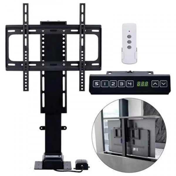 PowerMaster PM-24928 32'' - 57'' İnç Ayarlanabilir Yükseklik Uzaktan Kumandalı TV Kaldırma Lift Asansörü PowerMaster PM-24928 32'' - 57'' İnç Ayarlanabilir Yükseklik Uzaktan Kumandalı TV Kaldırma Lift Asansörü