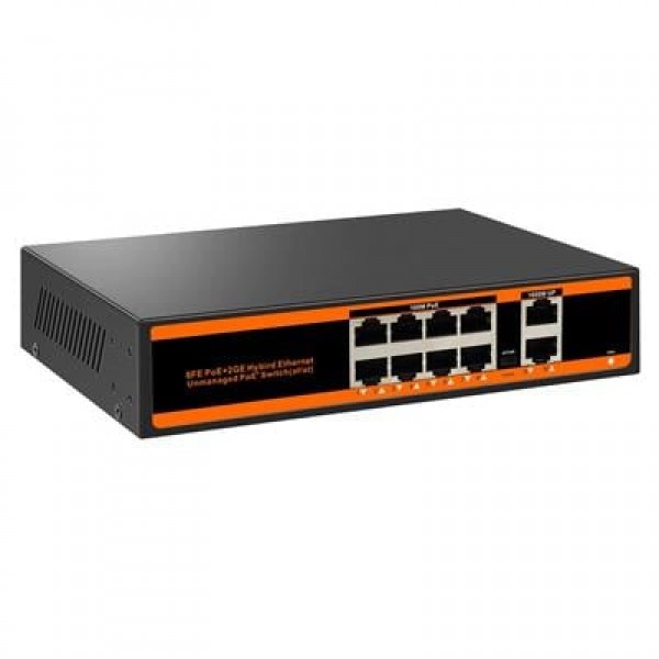 PowerMaster PM-25011 8 Port Gigabit PoE Switch PowerMaster PM-25011 8 Port Gigabit PoE Switch