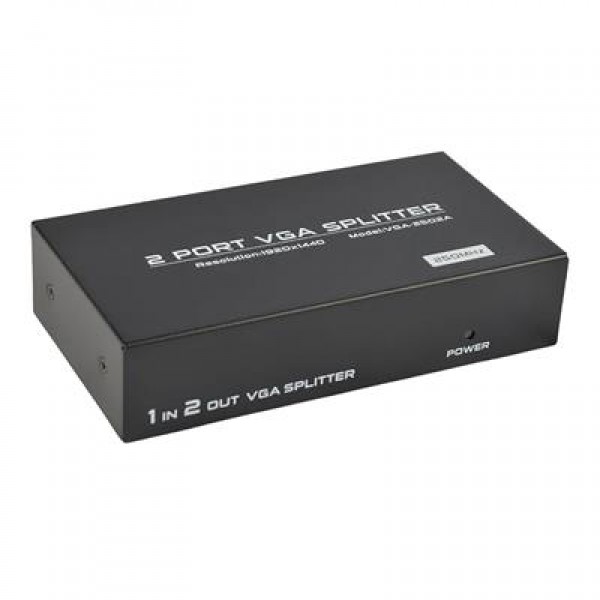 Powermaster 2 Port 250 Mhz Vga Splitter Dağıtıcı