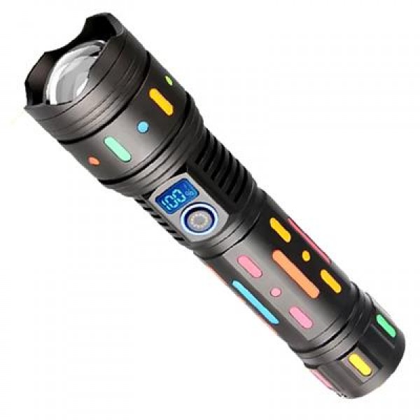 Powermaster PM-25120 Çok Fonksiyonlu Teleskopik Zoom - 5 Modlu Şarjlı El Feneri Powermaster PM-25120 Çok Fonksiyonlu Teleskopik Zoom - 5 Modlu Şarjlı El Feneri