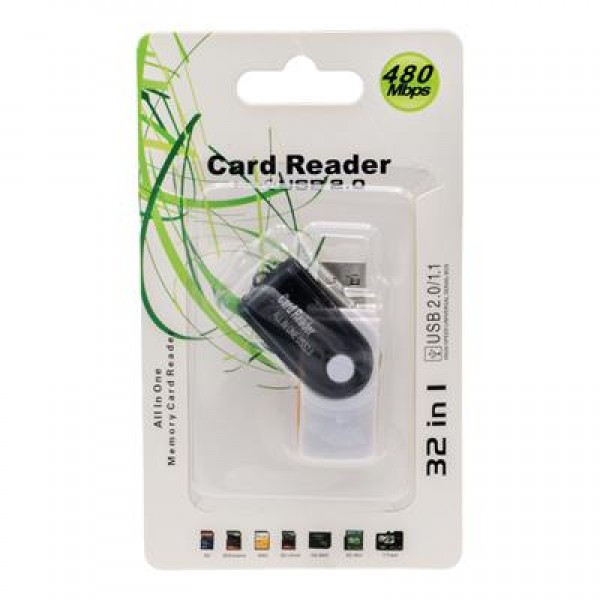 Powermaster PM-2513 USB 2.0 Çoklu 32in1 SD-Mmc Kart Okuyucu