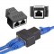 PowerMaster PM-26130 Ethernet RJ45 TO 2X Çoklayıcı Dişi Splitter Adaptör
