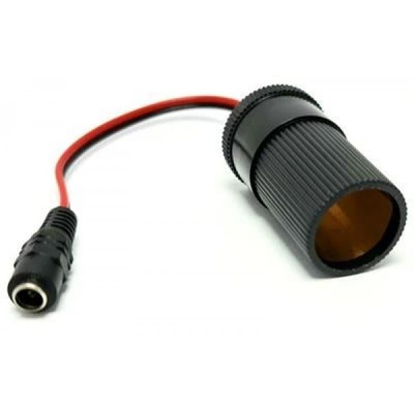 PowerMaster PM-28526 DC 5.5x2.5mm Dişi - Oto Çakmak Soketi Çevirici Adaptör Kablosu