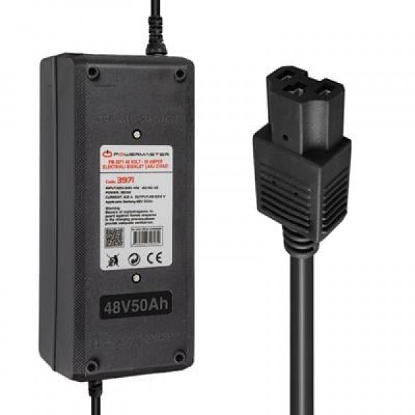 Powermaster PM-3971 48 Volt - 50 Amper Elektrikli Bisiklet Şarj Cihazı