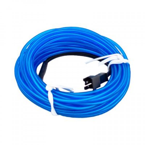 Powermaster 5 Metre 5 Volt USB Adaptörlü Neon Mavi İp Aydınlatma PM-6077 Powermaster 5 Metre 5 Volt USB Adaptörlü Neon Mavi İp Aydınlatma PM-6077