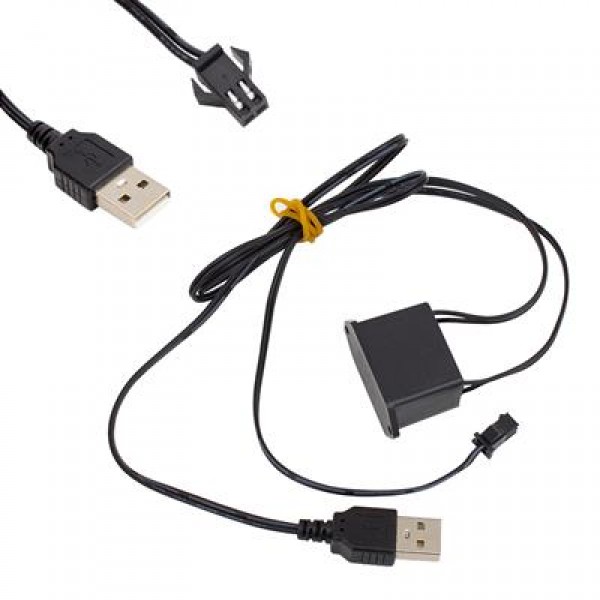 Powermaster 5 Metre 5 Volt USB Adaptörlü Neon Sarı İp Aydınlatma PM-6081