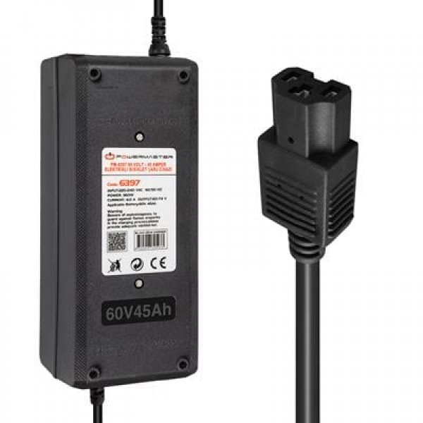 Powermaster PM-6397 60 Volt - 45 Amper Elektrikli Bisiklet Şarj Cihazı
