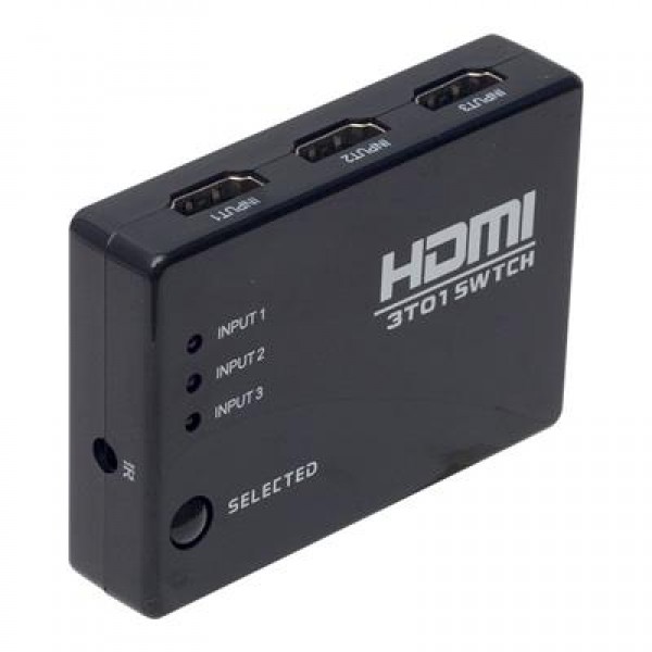 Powermaster 3 Giriş 1 Çıkış HDMI Switcher Toplayıcı PM-6853