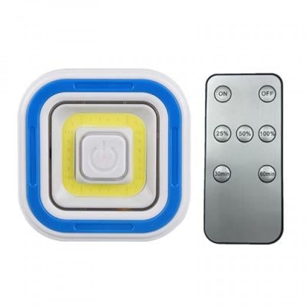 Powermaster PM-6937 Cob Ledli Pilli Uzaktan Kumandalı Tekli Lamba