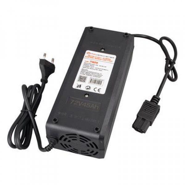 Powermaster PM-7329 72 Volt - 45 Amper Elektrikli Bisiklet Şarj Cihazı Powermaster PM-7329 72 Volt - 45 Amper Elektrikli Bisiklet Şarj Cihazı