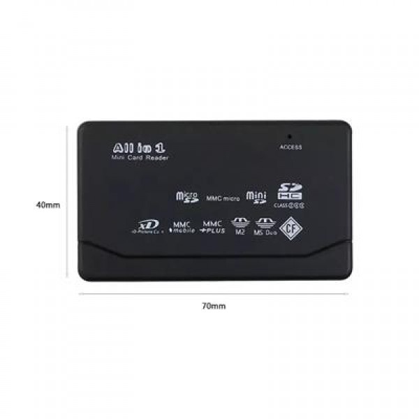 Powermaster PM-9066 TF-SD-MMC-Mini-Micro SD Çoklu USB Kart Okuyucu