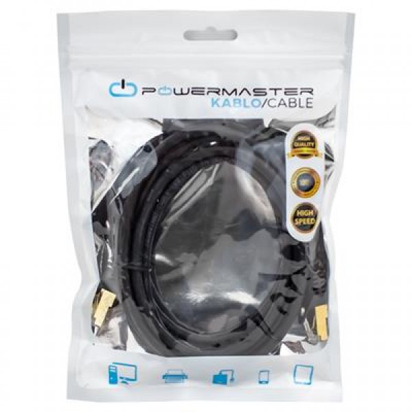 PowerMaster PMCAT72 Cat7 2 Metre 10Gbps 600MHz LAN Ethernet Kablosu - RJ45 26AWG Bakır