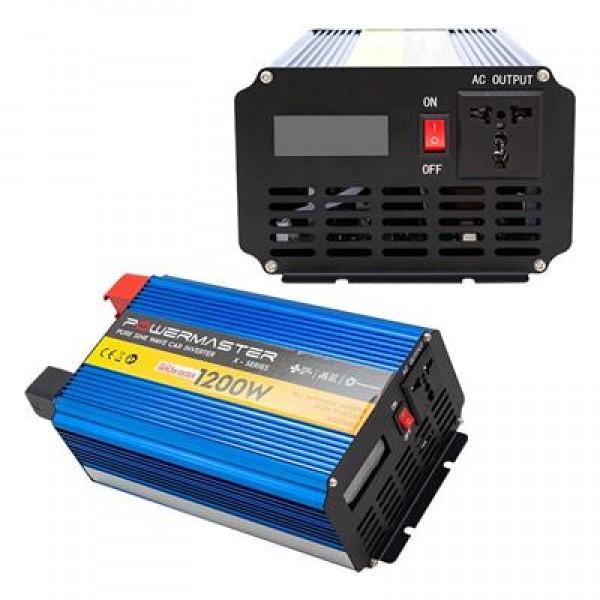 Powermaster 12 Volt 1200 Watt Pure Sinus Wave İnverter PWR-1200 Powermaster 12 Volt 1200 Watt Pure Sinus Wave İnverter PWR-1200