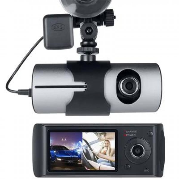 PowerMaster R300 GPS Destekli Çift Kameralı Araç İçi DashCam DVR Kamera Seti PowerMaster R300 GPS Destekli Çift Kameralı Araç İçi DashCam DVR Kamera Seti