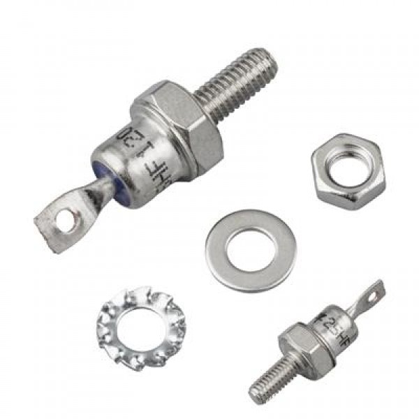 PowerMaster Spiral Diyot 25HF120 25A 1200V Metal Vidalı Diyot - Katot