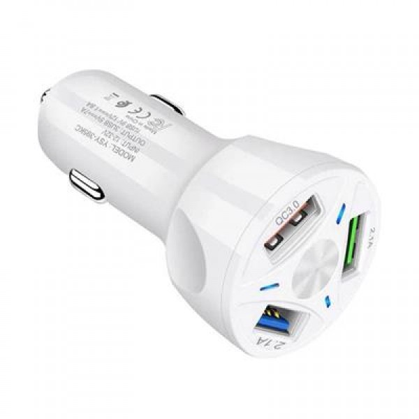 Powermaster TE-091 3xUSB 3.0 Çakmaklık Hızlı Araç Şarj Cihazı Powermaster TE-091 3xUSB 3.0 Çakmaklık Hızlı Araç Şarj Cihazı