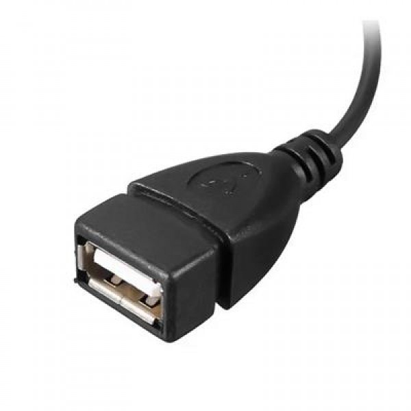 Powermaster PM-17971 USB Dişi Micro USB Erkek Dişi 20 Cm Y OTG Kablo 