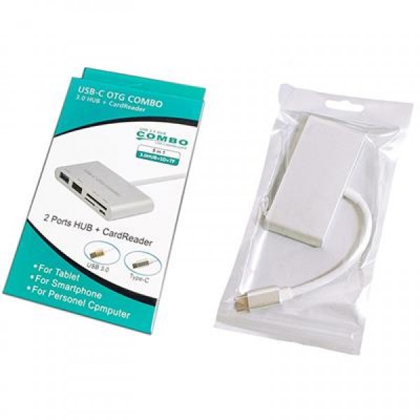 Powermaster USB Type-C Otg Combo Usb 3.0 Hub+Kart Okuyucu Powermaster USB Type-C Otg Combo Usb 3.0 Hub+Kart Okuyucu